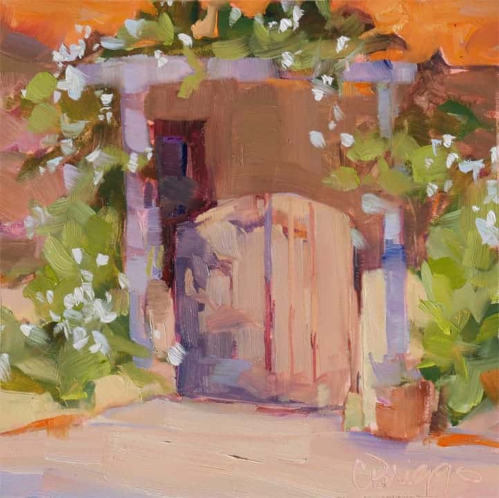 Tranquility Tranquility, Plein Air Cindy Briggs Art Watercolor Painting