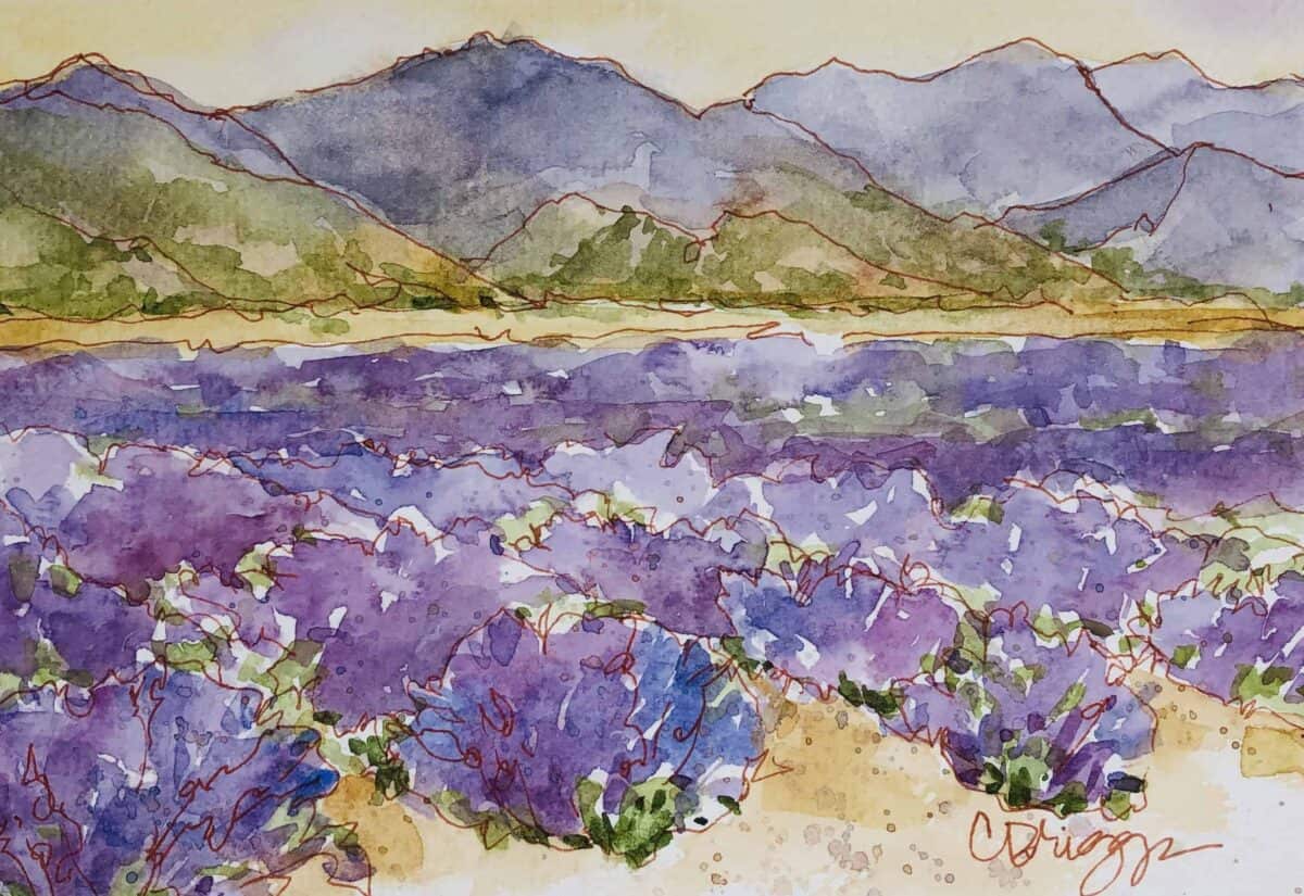 how to plan out a watercolor painting