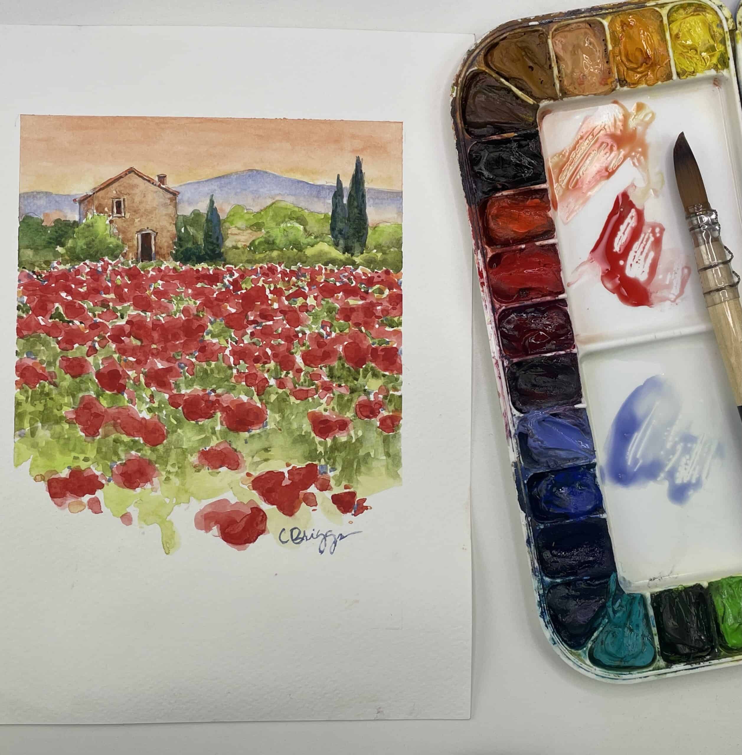Tarracota watercolor workshop