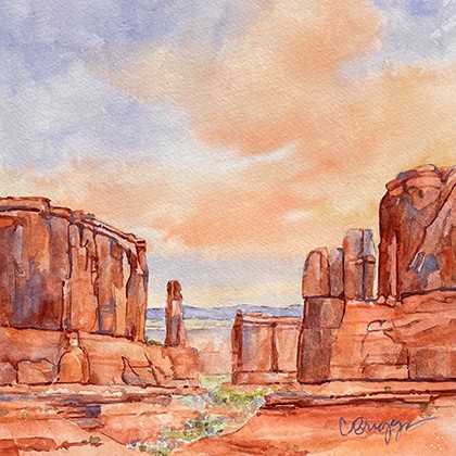 cindy briggs Moab Colors in Watercolor