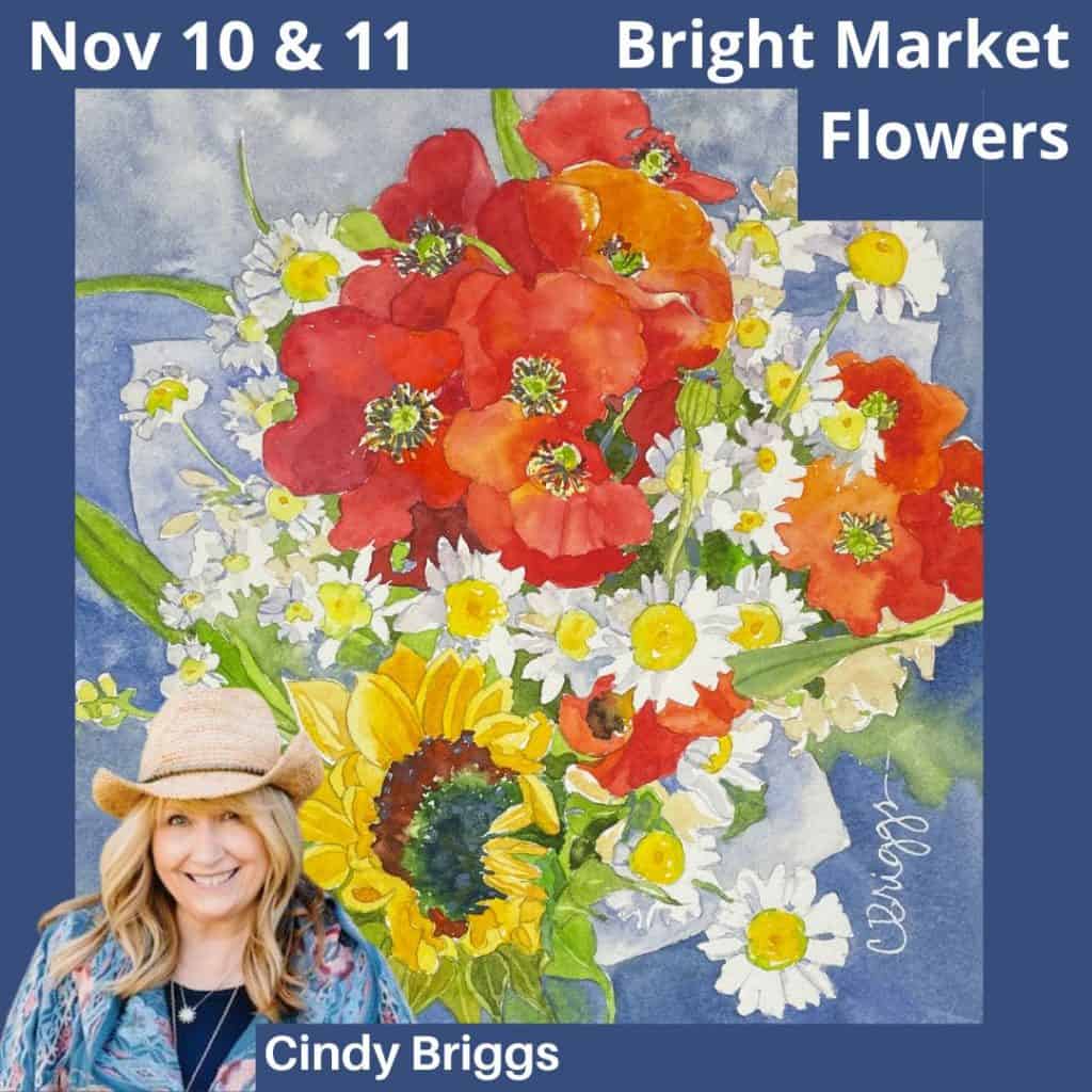 Bright Market Flowers Cindy Briggs