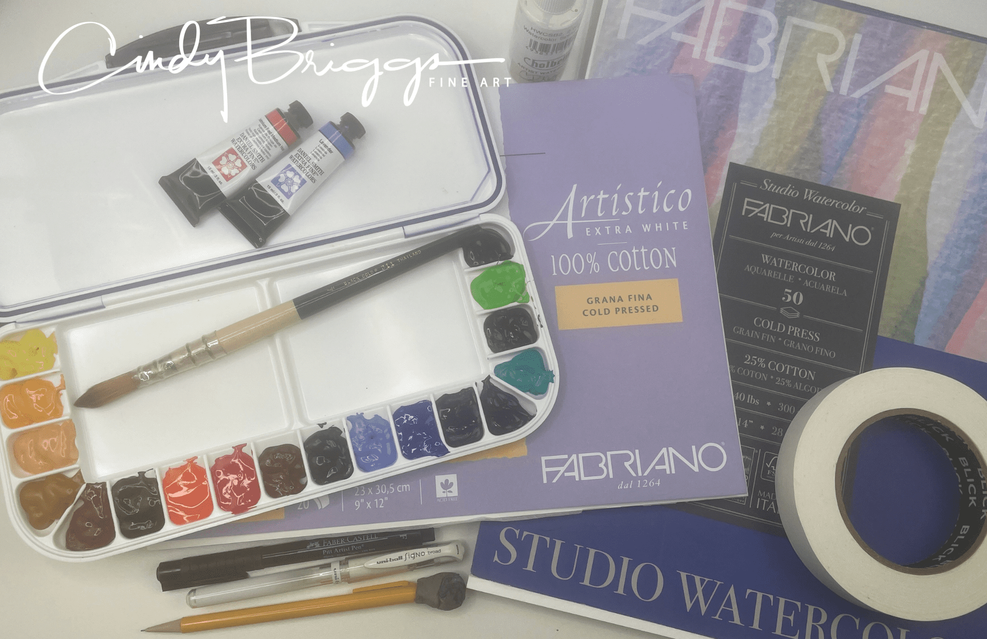 Watercolor Supplies 1 Blog Cindy Briggs Art Watercolor Painting