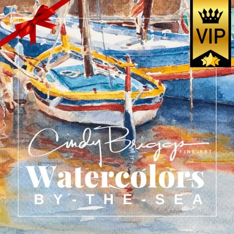 Watercolors by the SEA VIDEO VIP gift
