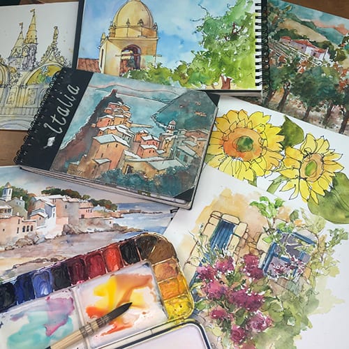 Watercolor Workshop: Quick-Sketch for a Day