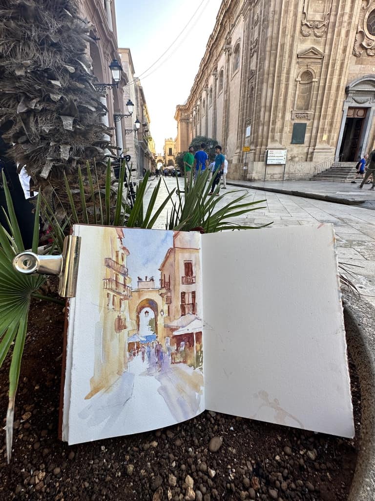 Salinara in Sicily Watercolor Workshop