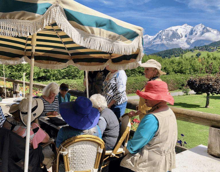 Watercolor Sketching Workshop in French Alps