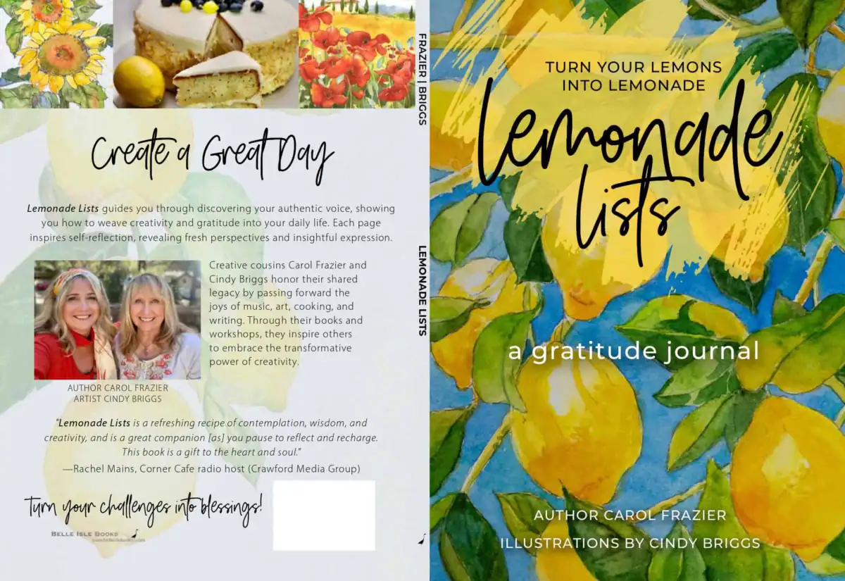 Lemonade Lists CVR 040825 page 0001 1 Lemonade Lists: My New Book for Creativity and Gratitude Cindy Briggs Art Watercolor Painting