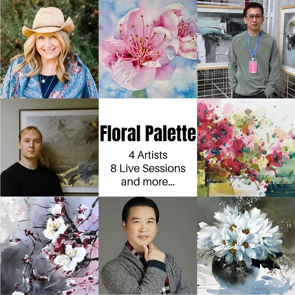 The Floral Palette – Online Watercolor Floral Workshop