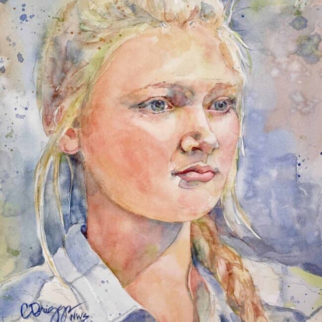 Dana Cindy Briggs Art Watercolor Painting 3-Dana-WC-Portrait-scaled