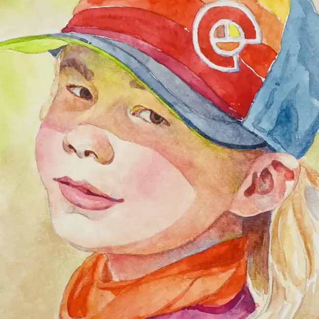 Emma Cindy Briggs Art Watercolor Painting Emma-by-Cindy-Briggs-scaled