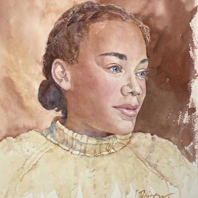 Margo Cindy Briggs Art Watercolor Painting Margo-8x10-WC-scaled
