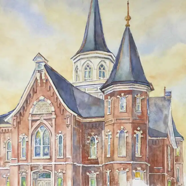 Collections Cindy Briggs Art Watercolor Painting Provo-City-Center-Temple-watercolor-painting-1-scaled-1.webp