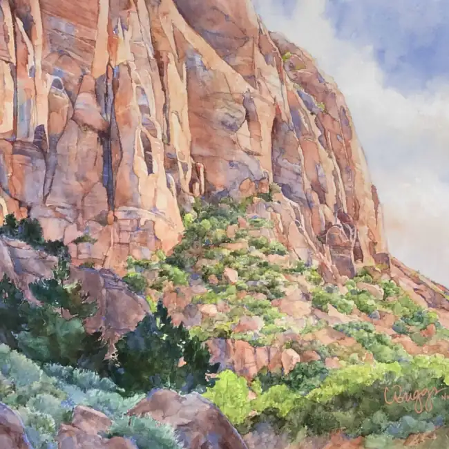 Collections Cindy Briggs Art Watercolor Painting Ascending-Zion-18-x-22-scaled-1.webp