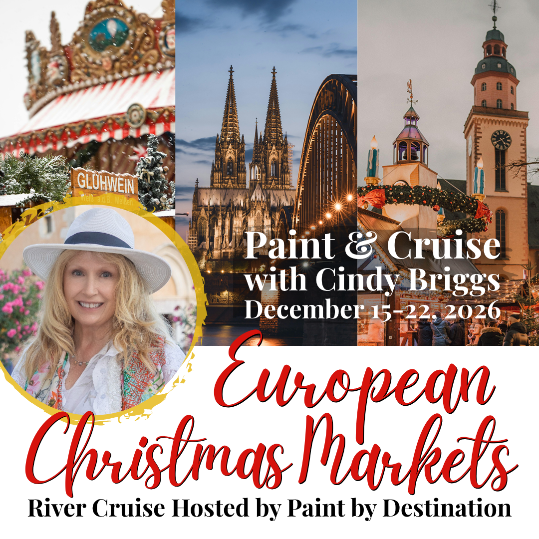 Dec 26 European Christmas Markets Cindy Home Cindy Briggs Art Watercolor Painting