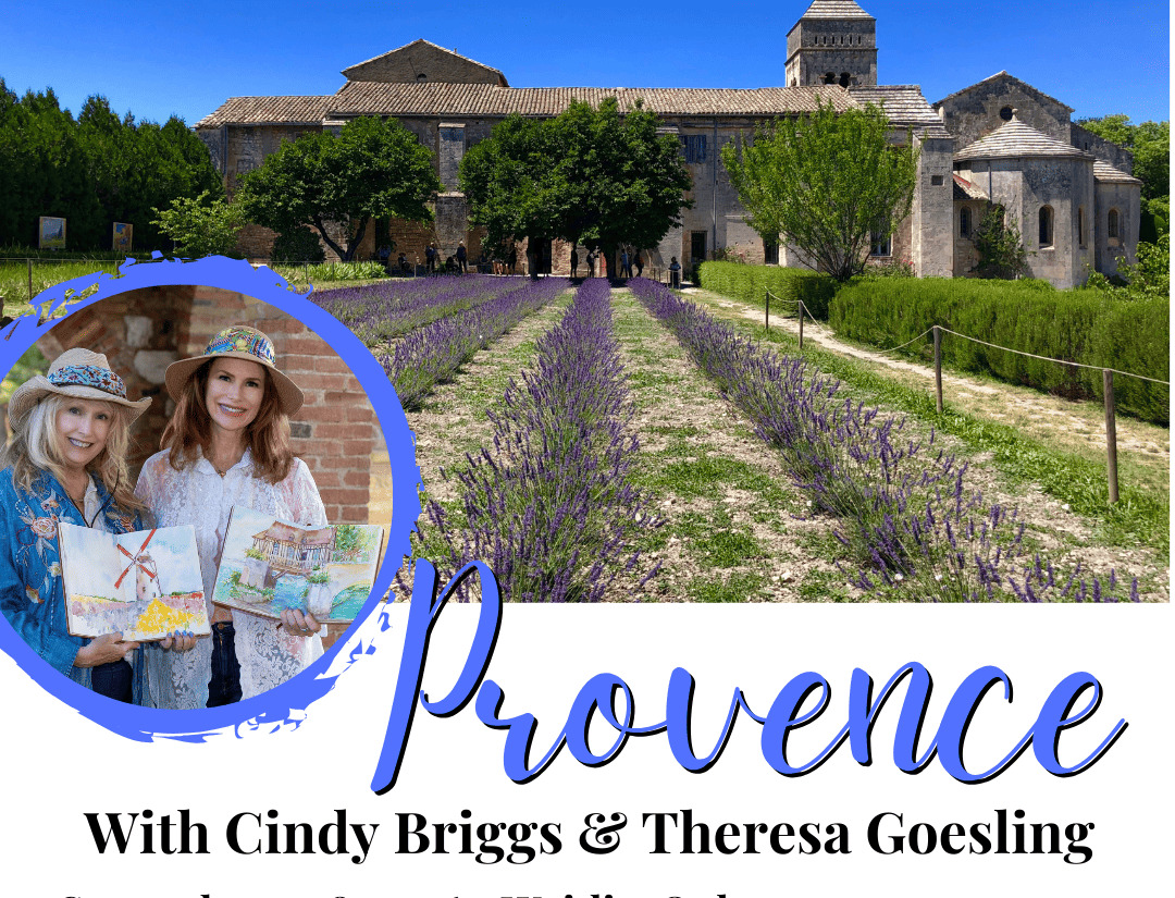 Watercolor Painting & Journaling Workshop in Provence | Hosted by French Escapade | Sept 1–8, 2026 Cindy Briggs Art Watercolor Painting Watercolor Painting Workshop in Provence with Cindy Briggs