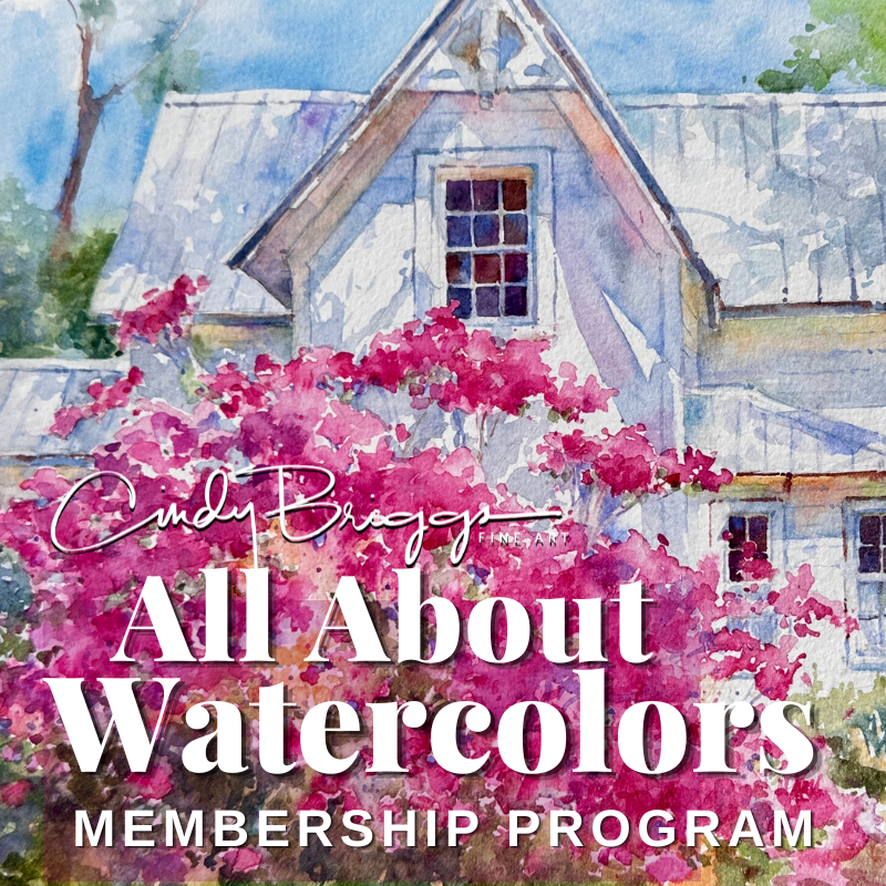 AAW Square 2026 Cindy's Online Programs Cindy Briggs Art Watercolor Painting