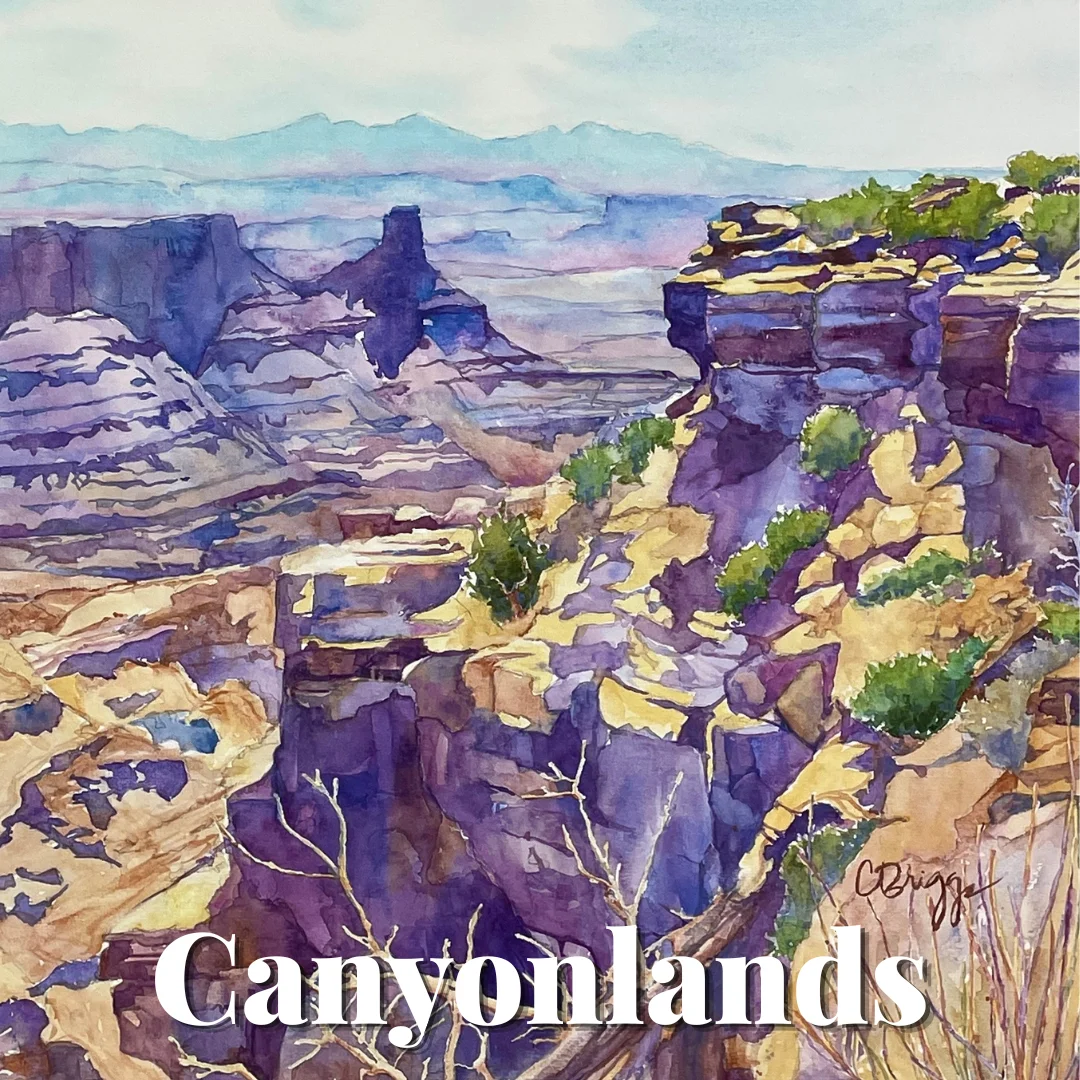 4.Canyonlands Gallery Cindy Briggs Art Watercolor Painting