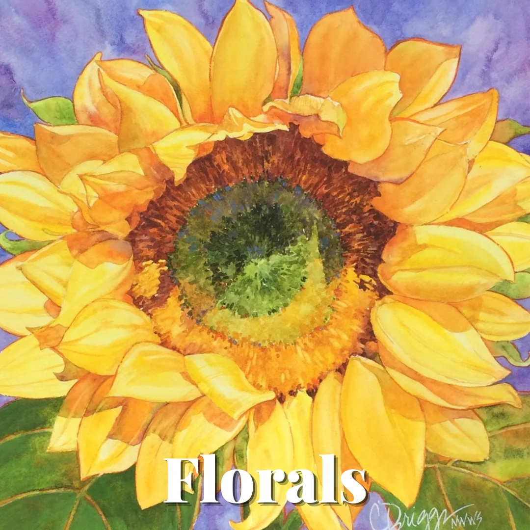 6 Florals Gallery Cindy Briggs Art Watercolor Painting