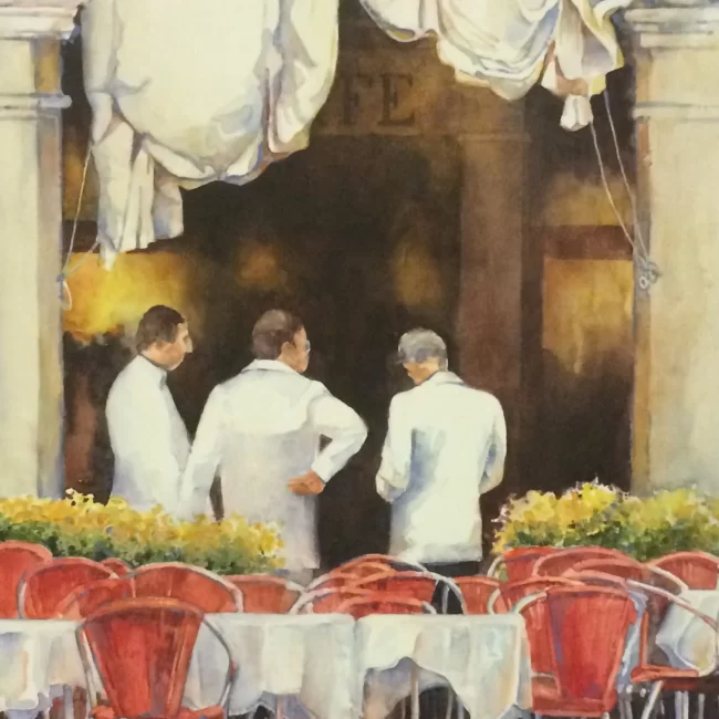 Intermizzion Venezia 20 x 12 Watercolor 1800 Collections Cindy Briggs Art Watercolor Painting